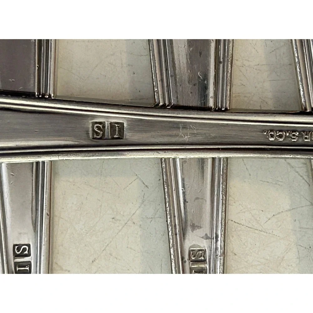 Vintage MC Flatware, Victor S Co. I S, Nine Forks, Restaurant Flatware ,‎